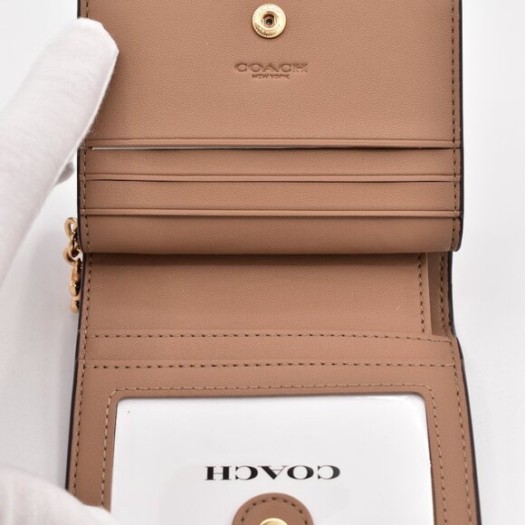 COACH Snap Wallet In Signature Canvas Halloween Pumpkin CCR19 2025 NEW NWT - Picture 14 of 16